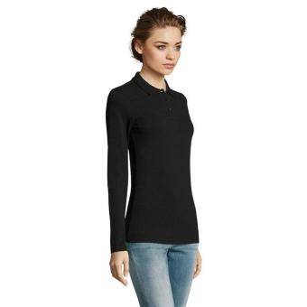 PERFECT LSL WOMEN PERFECT WOMEN LSL POLO  180, black Black | L