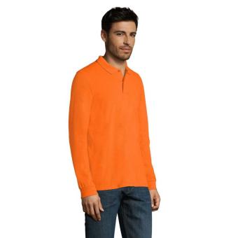 PERFECT LSL MEN PERFECT MEN LSL POLO 180g, orange Orange | L