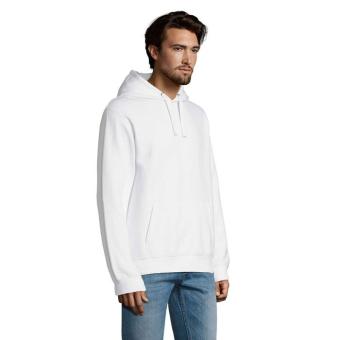 SPENCER HOODED SWEAT 280, white White | XS