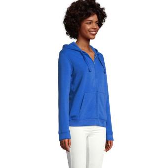 SPIKE WOMEN ZIP HOOD SWEAT, bright royal Bright royal | XS