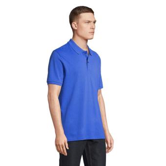 PEGASE Polo Organic 210g, bright royal Bright royal | XS