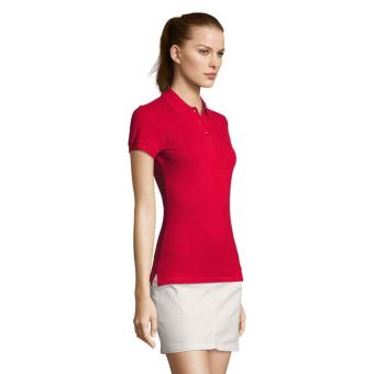 PASSION DAMEN POLO 170g, rot Rot | L