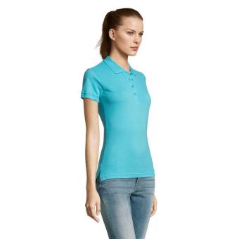 PASSION WOMEN POLO 170g, blue atoll Blue atoll | L