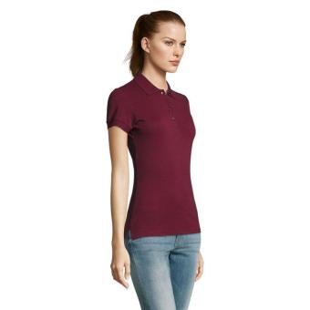 PASSION WOMEN POLO 170g, burgundy Burgundy | L