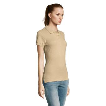 PASSION WOMEN POLO 170g, sand Sand | L