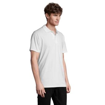 SPRING II MEN Polo 210g, weiß Weiß | L