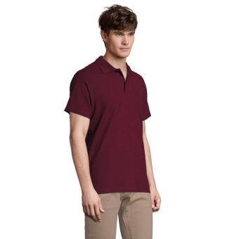 SPRING II MEN Polo 210g, burgundy Burgundy | L