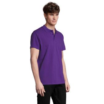 SPRING II MEN Polo 210g, darkviolet Darkviolet | L