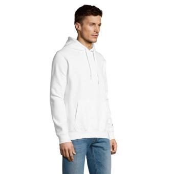 SLAM Unisex Hooded Sweater, white White | XS