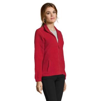 NORTH WOMEN ZIPPED FLEECE, red Red | L