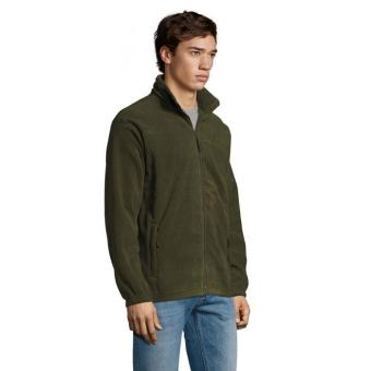 NORTH MEN Fleece-Jacke, dunkelgrün Dunkelgrün | XS