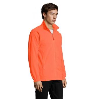 NORTH MEN Fleece-Jacke, neonorange Neonorange | XS