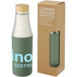 Hulan 540 ml copper vacuum insulated stainless steel bottle with bamboo lid Mint