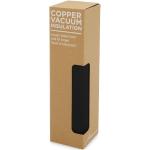 Marka 600 ml copper vacuum insulated bottle with metal loop Black