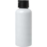 Trinity 600 ml RCS certified recycled aluminium water bottle with RPET lid White