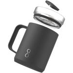 Ocean Bottle 350 ml insulated travel mug Black