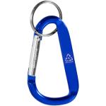 Timor RCS Karabiner Schlüsselanhänger aus recyceltem Aluminium Royalblau