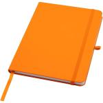 Teak A5 recycled hard cover notebook with lined pages 