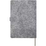 Viviana A5 recycled felt and cork notebook Nature