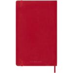 Moleskine soft cover 12 month weekly L planner Coral red