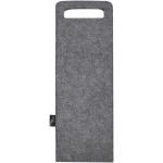 Felta 75 cl GRS recycled felt wine bag Gray