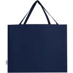 Odessa 220 g/m² GRS recycled cotton large tote bag Navy