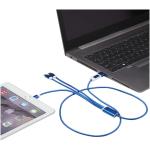 Versatile 5-1 recycled aluminium charging cable Dark blue