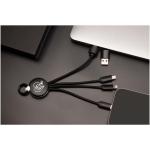 SCX.design C14 15W 5-in-1 charging cable Black