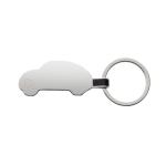 XD Collection RCS recycled zinc alloy car keyring Silver