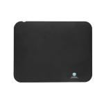 Swiss peak RCS recycled PU 15W 3 in 1 charging mousepad Black