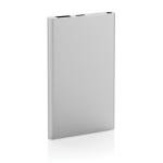 XD Collection RCS recycled plastic/aluminum 4000 mah powerbank with type C Silver