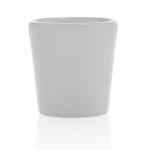 XD Collection Moderne Keramik Kaffeetasse, 300ml Weiß/Weiße