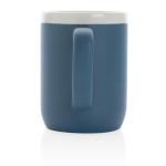 XD Collection Keramiktasse mit weißem Rand, 300ml Blau/weiß