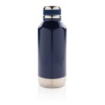 XD Collection Leak proof vacuum bottle with logo plate Aztec blue