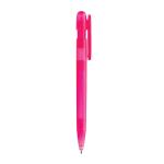 XD Collection Devin transparenter Stift aus GRS zertifiziertem rABS Rosa