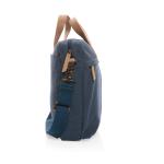 XD Collection Impact AWARE™ 16 oz. recycled canvas laptop bag Aztec blue