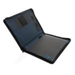 XD Collection Impact Aware™ deluxe 300D tech portfolio with zipper Navy