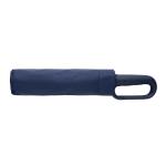 XD Collection Yara 21" AWARE™ RPET solid colour umbrella with carabiner Navy