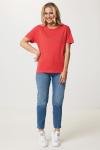 Iqoniq Yala women lightweight recycled cotton t-shirt, luscious red Luscious red | XXS