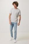 Iqoniq Brett recycled cotton t-shirt, Undyed light gray Undyed light gray | XS