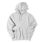 Iqoniq Rila lightweight recycled cotton hoodie, Undyed light gray Undyed light gray | XXS