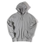 Iqoniq Rila Lightweight Hoodie aus recycelter Baumwolle, Ungefärbtes helles anthrazit Ungefärbtes helles anthrazit | XXS