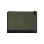 VINGA Marlow RCS recycled polyester 14" laptop sleeve, green Green, black