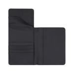 VINGA Baltimore RCS recycled polyester RFID passport cover Black