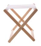 Nissi custom beach stool, nature Nature,white