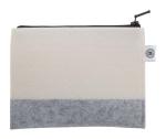 CreaFelt Beauty M custom cosmetic bag White/grey