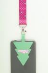 SuboFob Mobile Xmas Individuelles Handyhalter-Handgelenklanyard Weiß