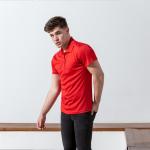 Dekrom RPET polo shirt, red Red | L