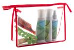 Losut cosmetic bag Transparent red