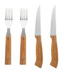 Tomahawk steak cutlery set Nature